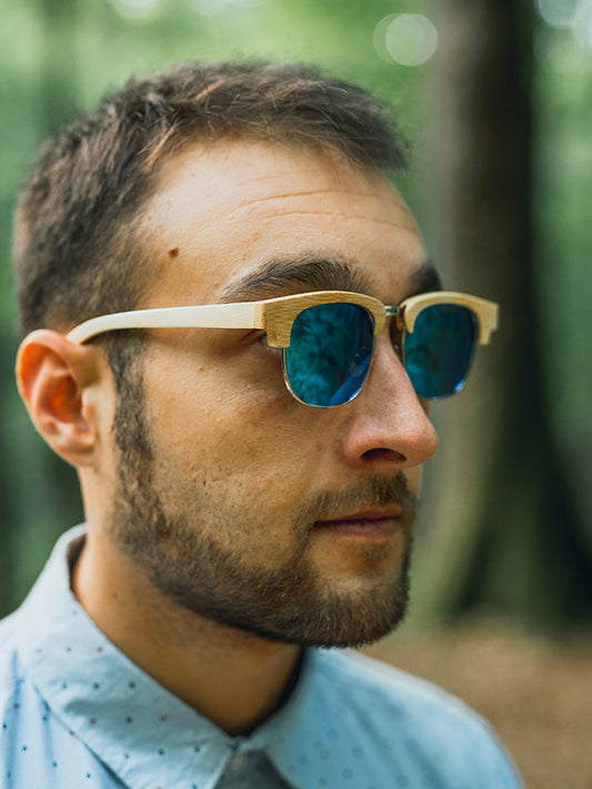 Lunettes de Soleil en Bois UV400 Unisexe - Sorbier