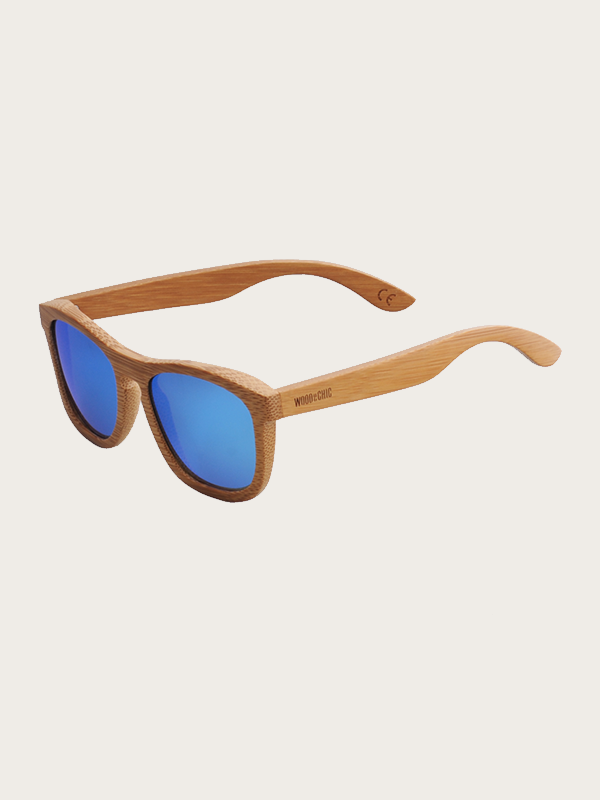 Lunettes de Soleil en Bois Unisexe Nectarinier Wood&Chic