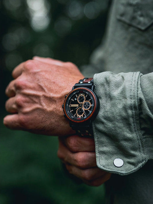 Montre en Bois Homme à Quartz - Acerola
