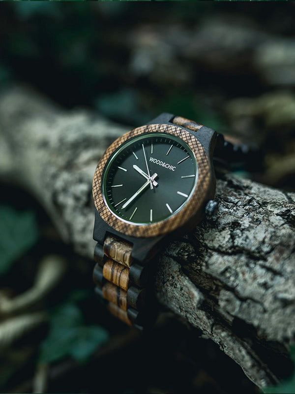 Montre en Bois Homme à Quartz - Agave Montre en Bois Homme à Quartz - Agave