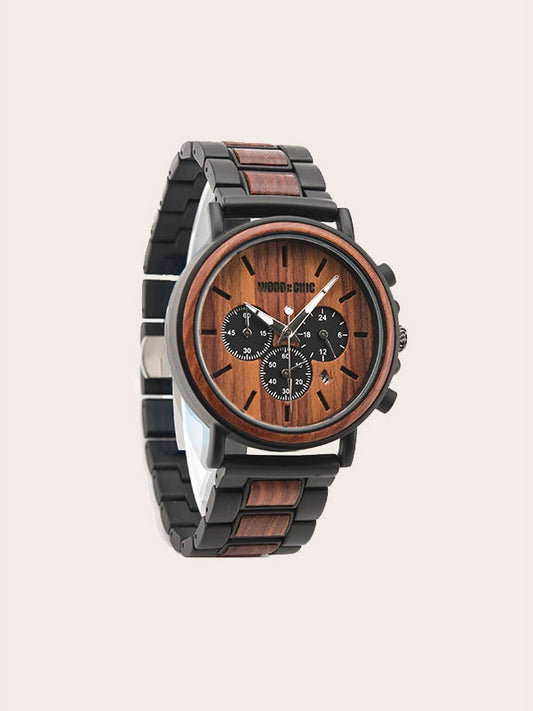 Montre en Bois Homme à Quartz - Dragonnier