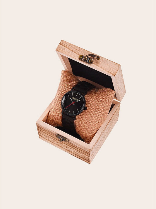 Montre en Bois Homme à Quartz - Épinette