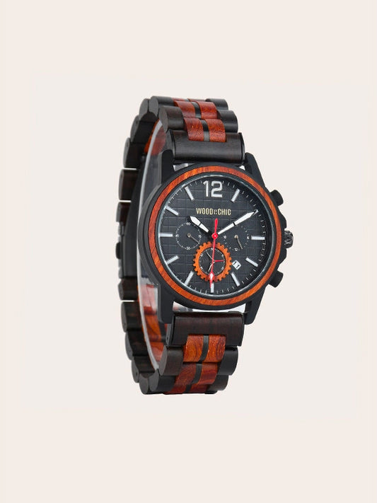 Montre en Bois Homme à Quartz - Févier