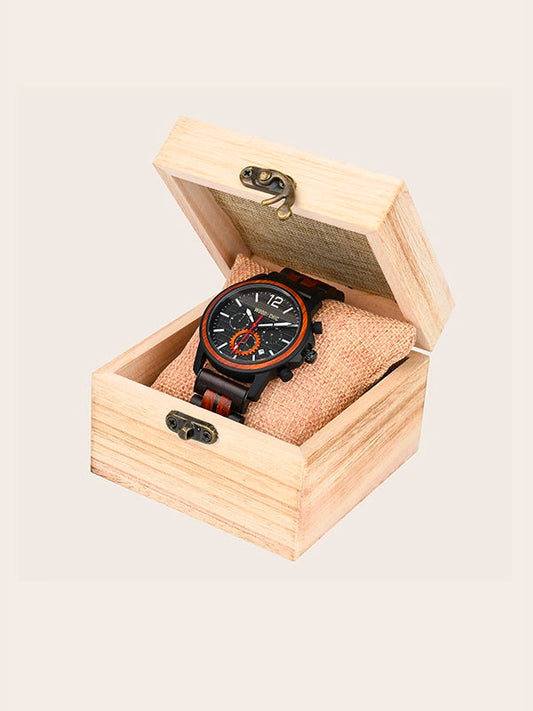 Montre en Bois Homme à Quartz - Févier