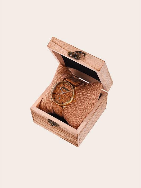 Montre en Bois Homme à Quartz - Hortensia
