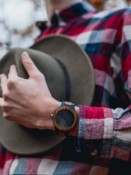 Montre en Bois Homme à Quartz - Kalmia