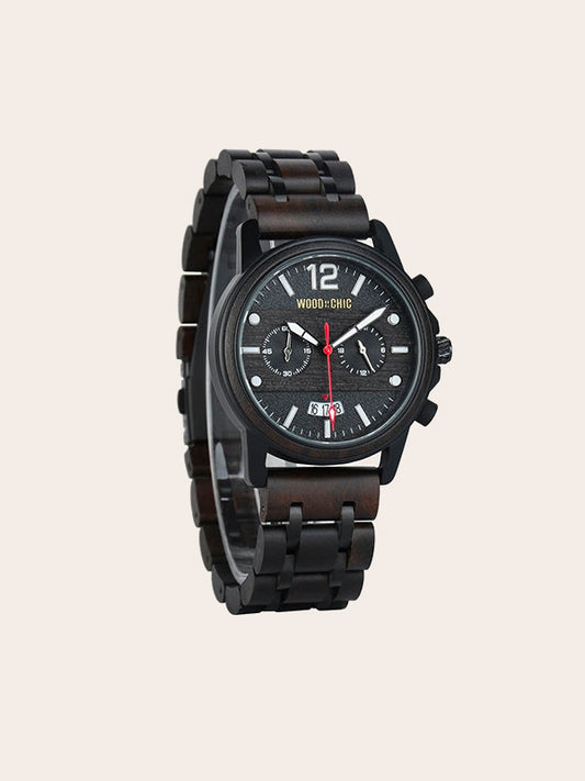 Montre en Bois Homme à Quartz - Laurier