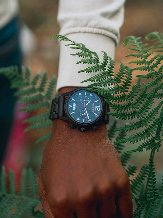 Montre en Bois Homme à Quartz - Laurier