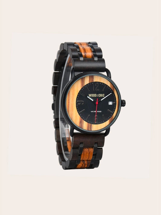 Montre en Bois Homme à Quartz - Mimosa