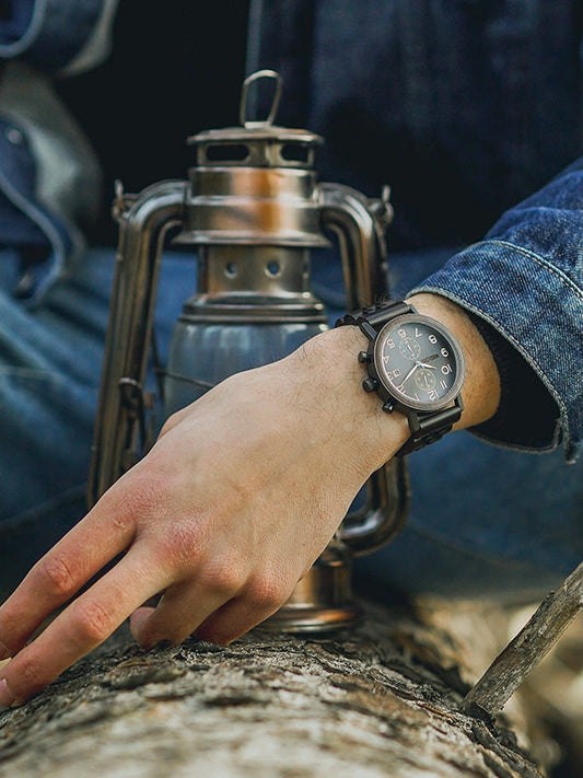 Montre en Bois Homme à Quartz - Orme