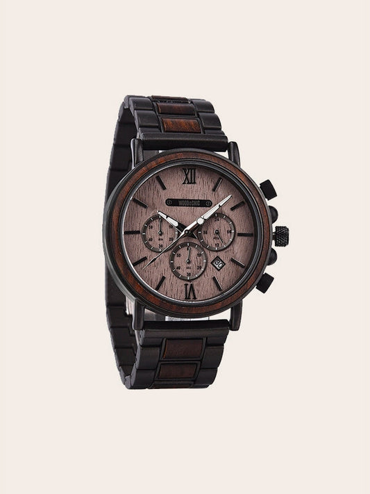 Montre en Bois Homme à Quartz - Posopis