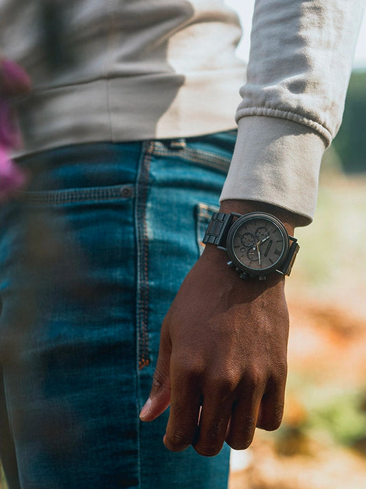 Montre en Bois Homme à Quartz - Posopis