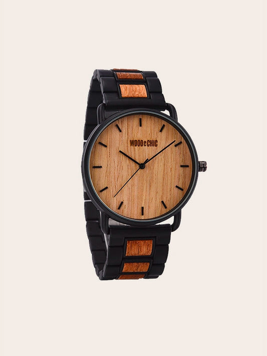Montre en Bois Homme à Quartz - Ramboutan
