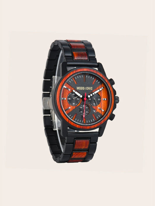 Montre en Bois Homme à Quartz - Tamarinier