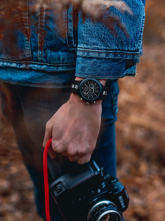Montre en Bois Homme à Quartz - Théier
