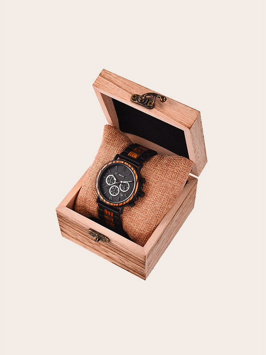 Montre en Bois Homme à Quartz - Wollemia