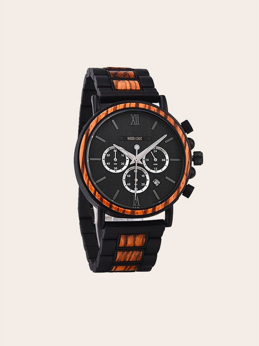 Montre en Bois Homme à Quartz - Wollemia