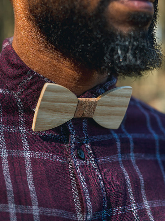 Noeud Papillon en Bois Homme - Griottier