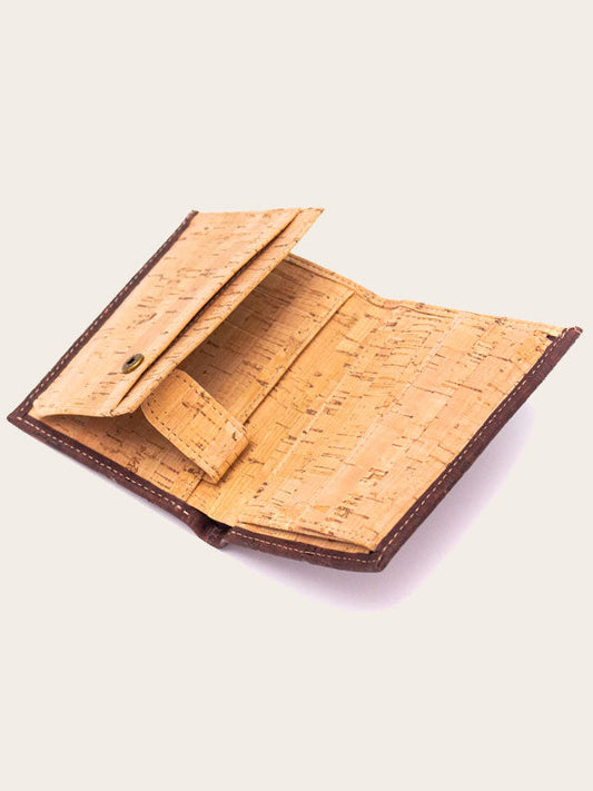 Portefeuille en Liège Noir - PalmierPortefeuille en Liège Marron - Seringat