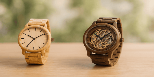 Quelle est la différence entre une montre en bois à quartz et une montre mécanique ?