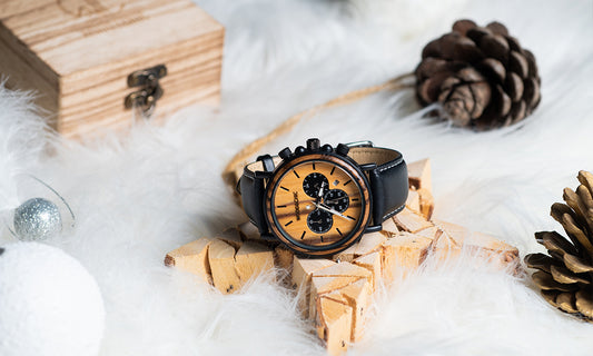 montres en bois cadeau hommes femmes