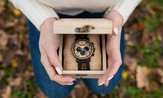 montre en bois 