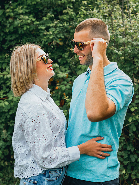Lunettes de Soleil en Bois UV400 Unisexe - Tiama
