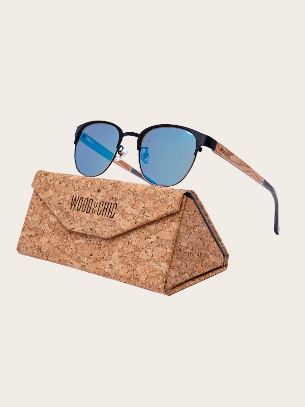 Lunettes de Soleil en Bois UV400 Unisexe - Evino