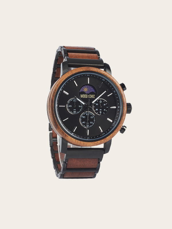 Montre en Bois Homme à Quartz - Kaki