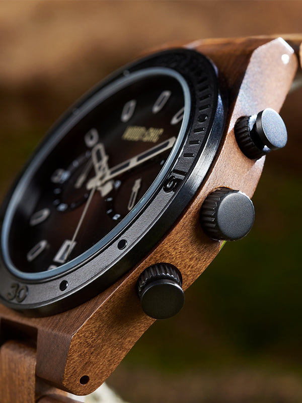 Montre en Bois Homme à Quartz - Seringat
