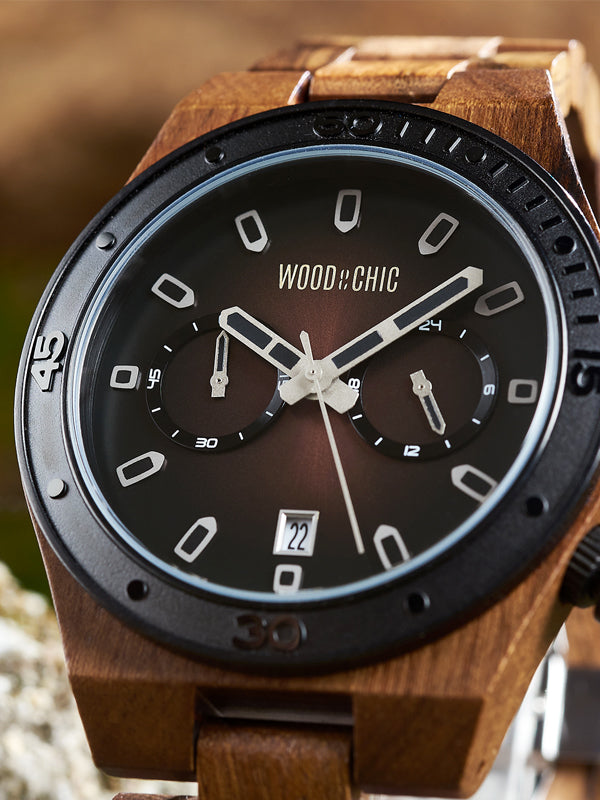 Montre en Bois Homme à Quartz - Seringat