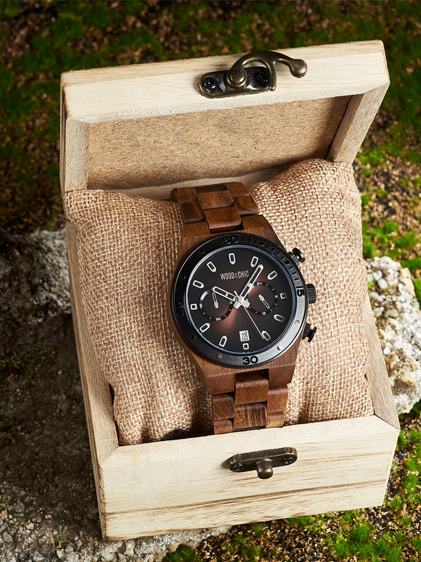 Montre en Bois Homme à Quartz - Seringat