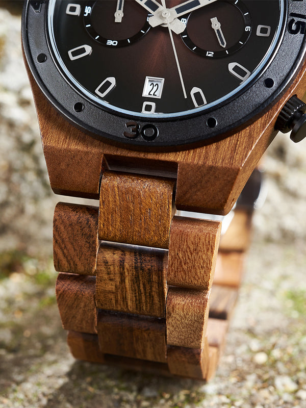 Montre en Bois Homme à Quartz - Seringat