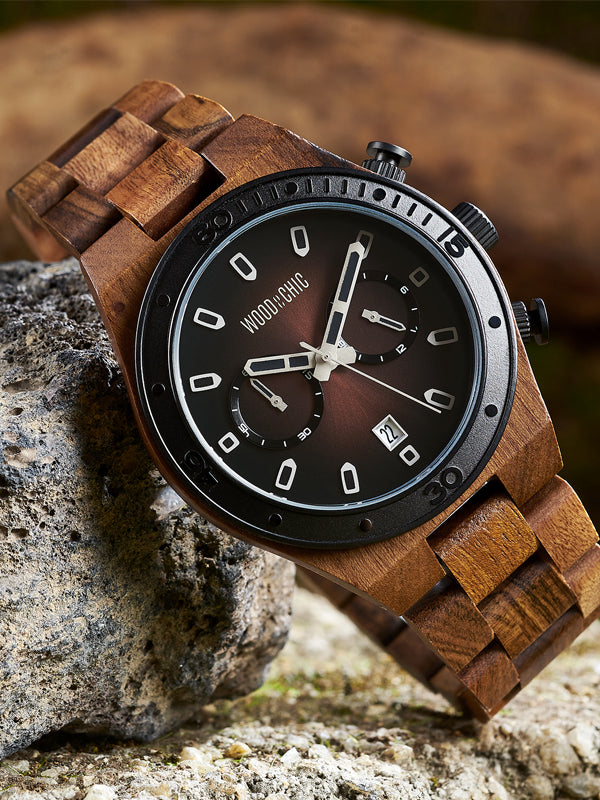 Montre en Bois Homme à Quartz - Seringat
