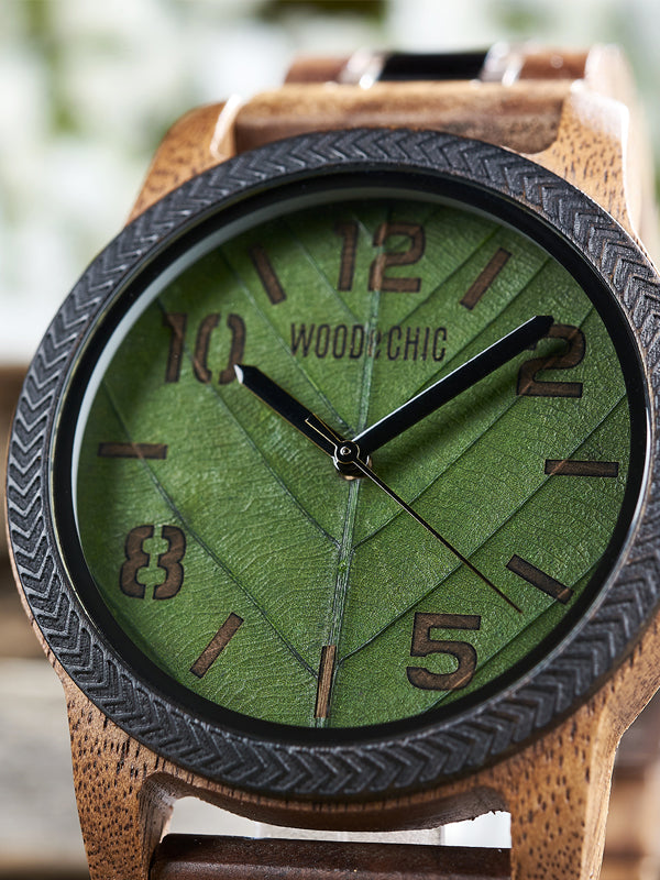 Montre en Bois Homme à Quartz - Tabebuia