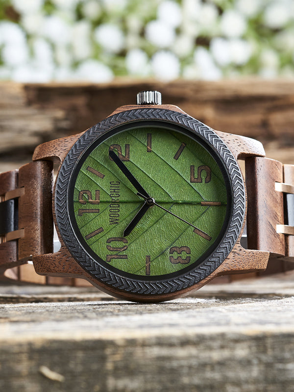 Montre en Bois Homme à Quartz - Tabebuia