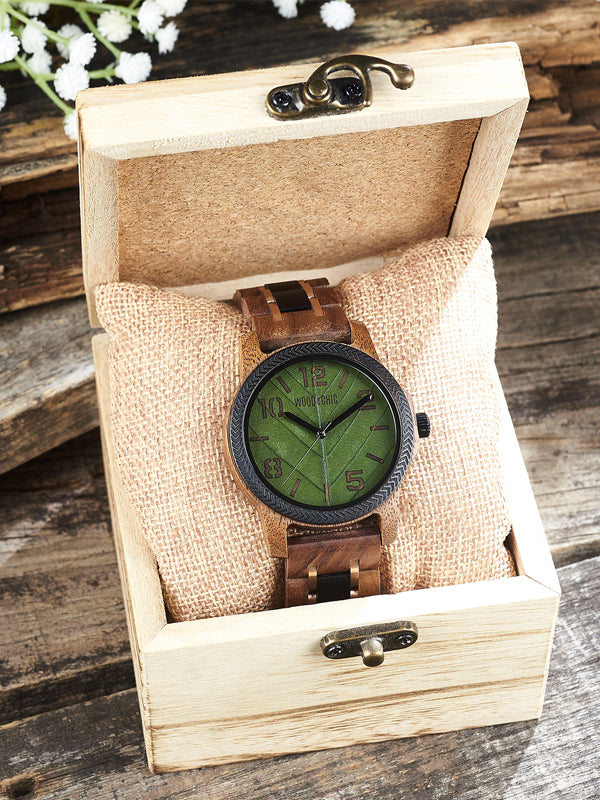 Montre en Bois Homme à Quartz - Tabebuia