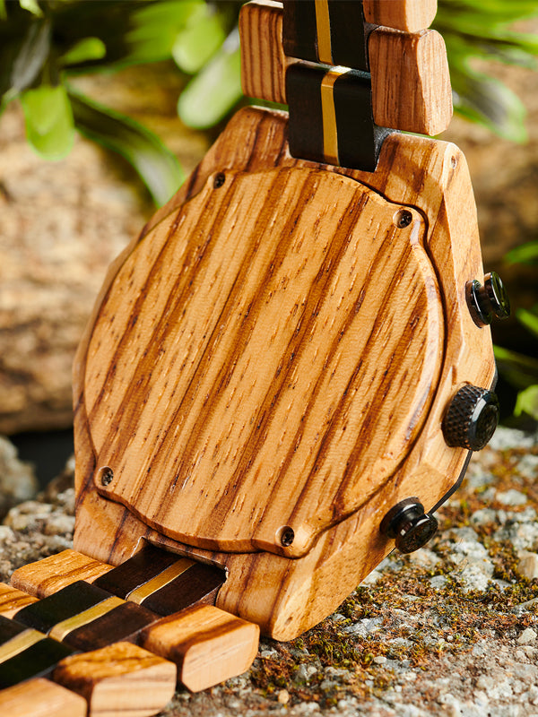 Montre en Bois Homme à Quartz - Benjoin