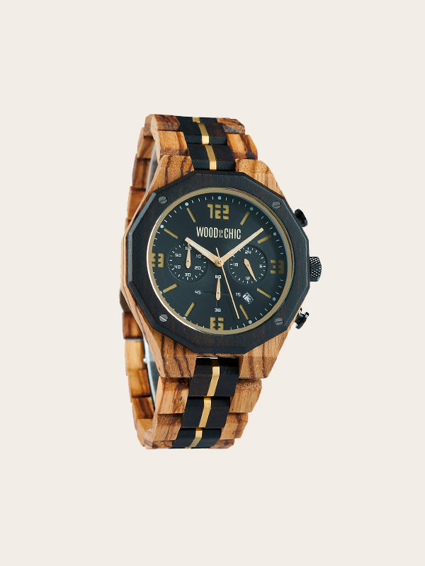 Montre en Bois Homme à Quartz - Benjoin