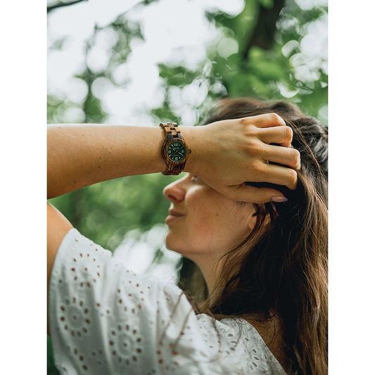 Montre en Bois Femme à Quartz - Photinia