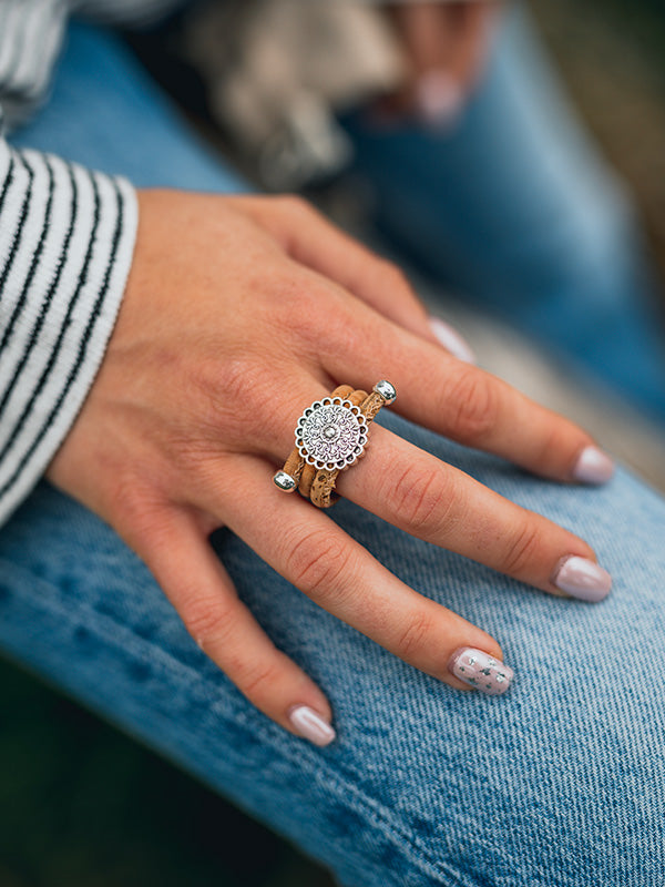 Bague en Liège Femme - Wollemia - Wood&Chic