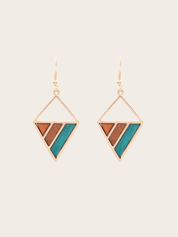 Boucles d'Oreilles en Bois Femme - Acanthe - Wood&Chic