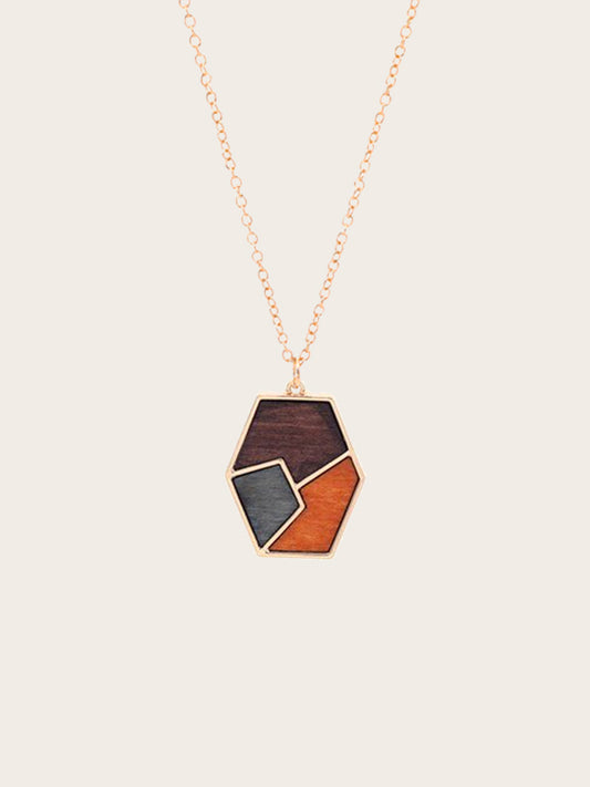 Collier en Bois Femme - Oxalis - Wood&Chic