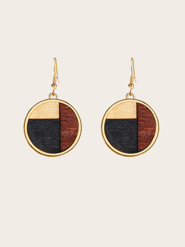 Boucles d'Oreilles en Bois Femme - Carillon - Wood&Chic