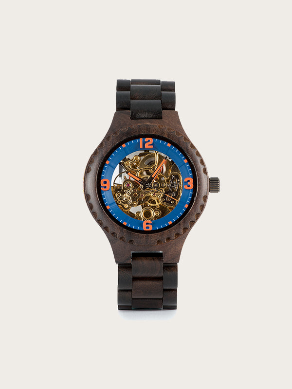 Montre en Bois Homme Mécanique - Erhetia