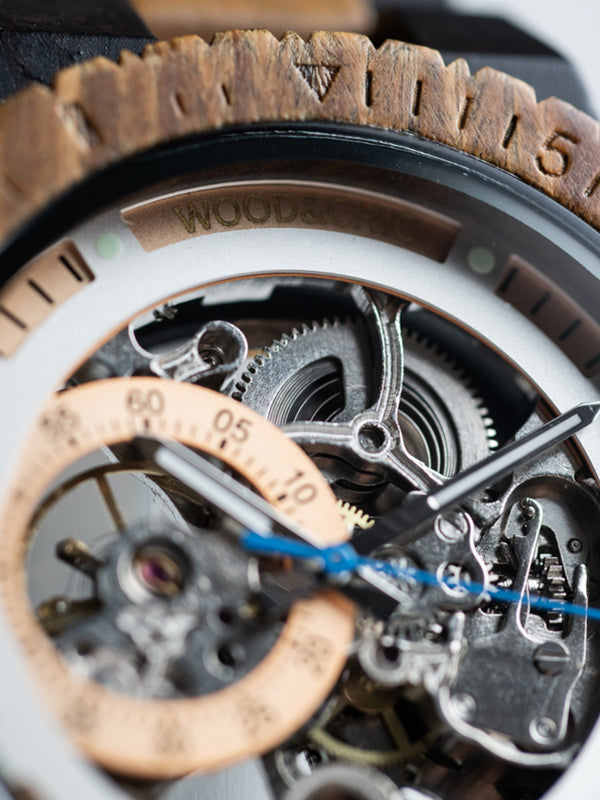Montre en Bois Homme M canique Hiba Wood Chic