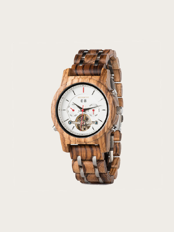 Montre en Bois Homme Mécanique - Notro - Wood&Chic