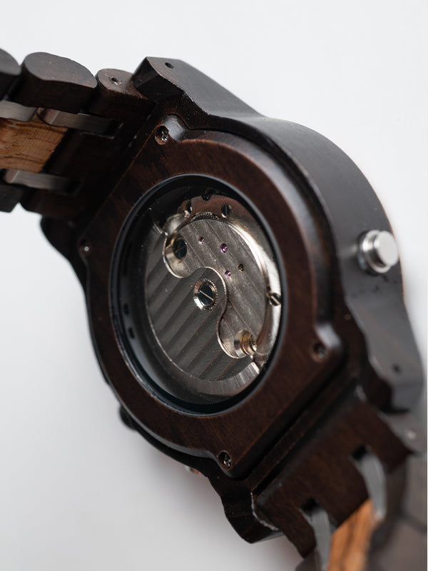 Montre en Bois Homme Mécanique - Ulmo - Wood&Chic