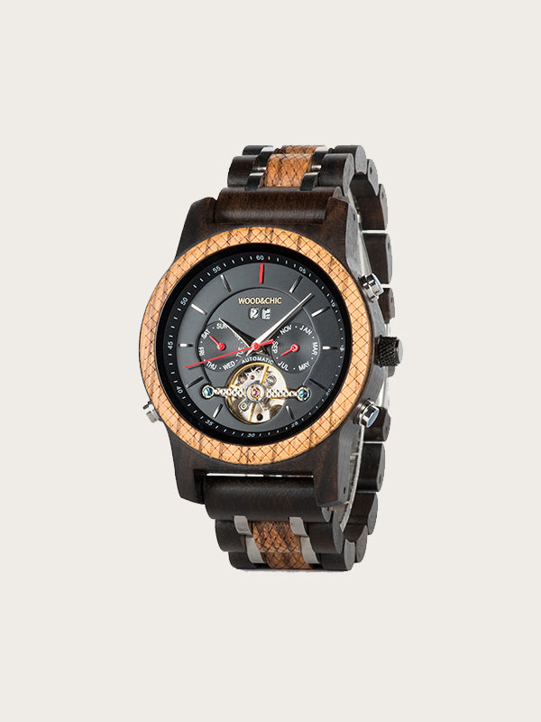 Montre en Bois Homme Mécanique - Ulmo - Wood&Chic