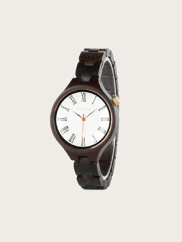Montre en Bois Femme à Quartz - Bergamotte - Wood&Chic